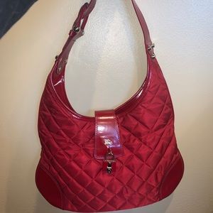 Red Like New Burberry Purse
